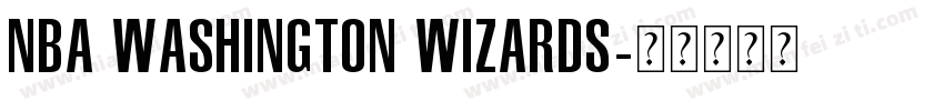 NBA Washington Wizards字体转换